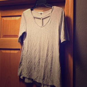 Grey loose fitting top